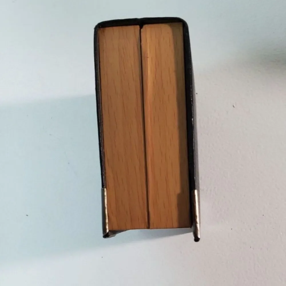 The Cufflinks are gold-toned with purple inlay Great Gift